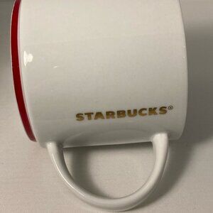 STARBUCKS mug  large with red bottom